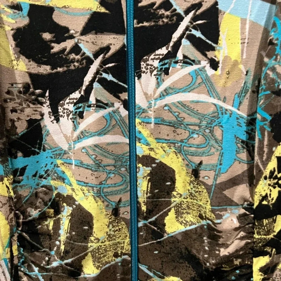 Joseph Ribkoff zip up abstract sweater, size 10 - Picture 5 of 5